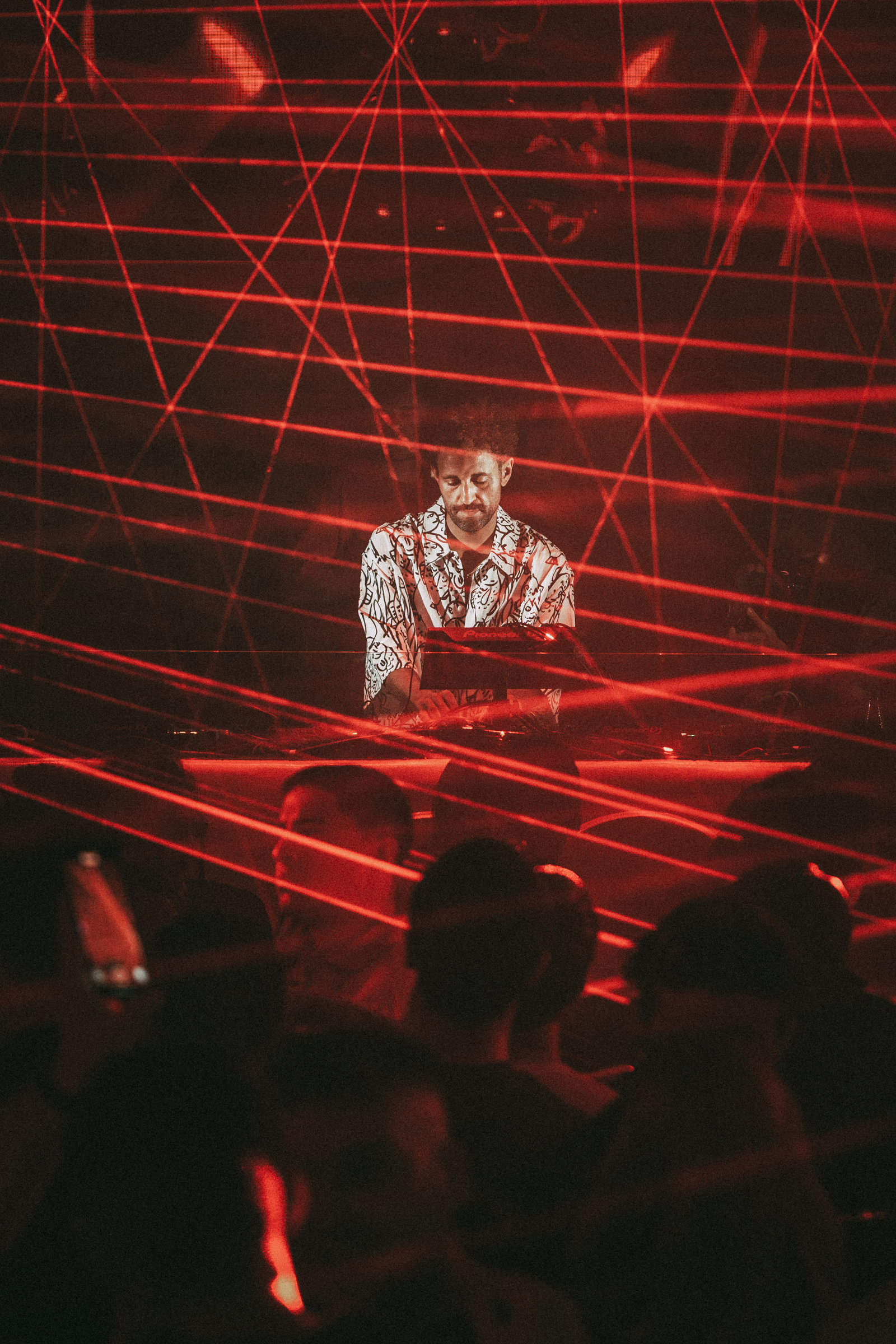 Rivellino with lasers at Pacha